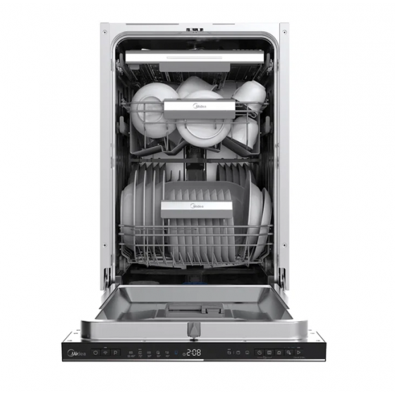 MIDEA MDWEB1004MB-WI Εντοιχιζόμενο Πλυντήριο Πιάτων 10 Σερβίτσια 44.8cm με Wi-Fi MIDEA MDWEB1004MB-WI Εντοιχιζόμενο Πλυντήριο Πιάτων 10 Σερβίτσια 44.8cm με Wi-Fi